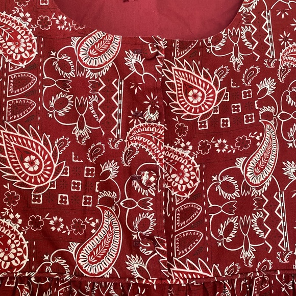 ♥️Deep red cottage core style dress♥️ - Picture 5 of 5